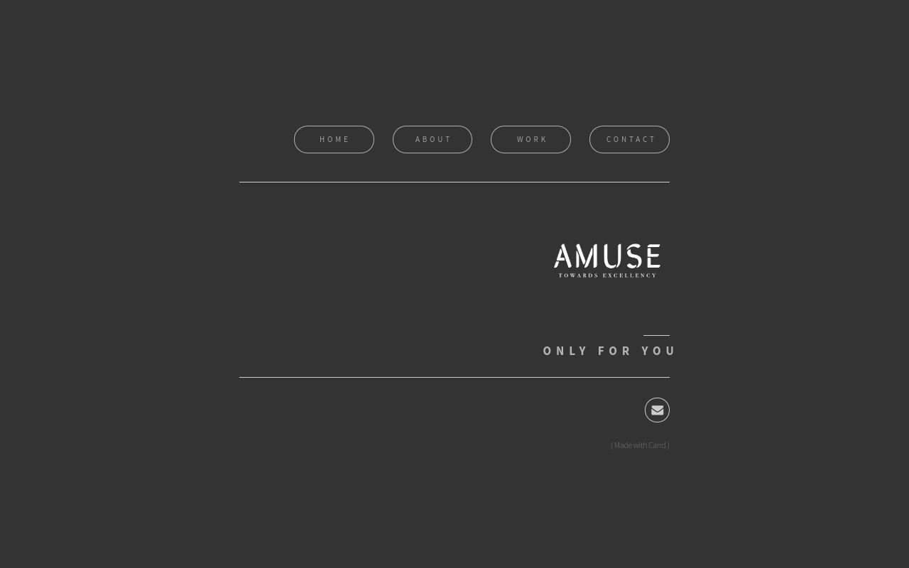 Carrd profile picture for @amuse